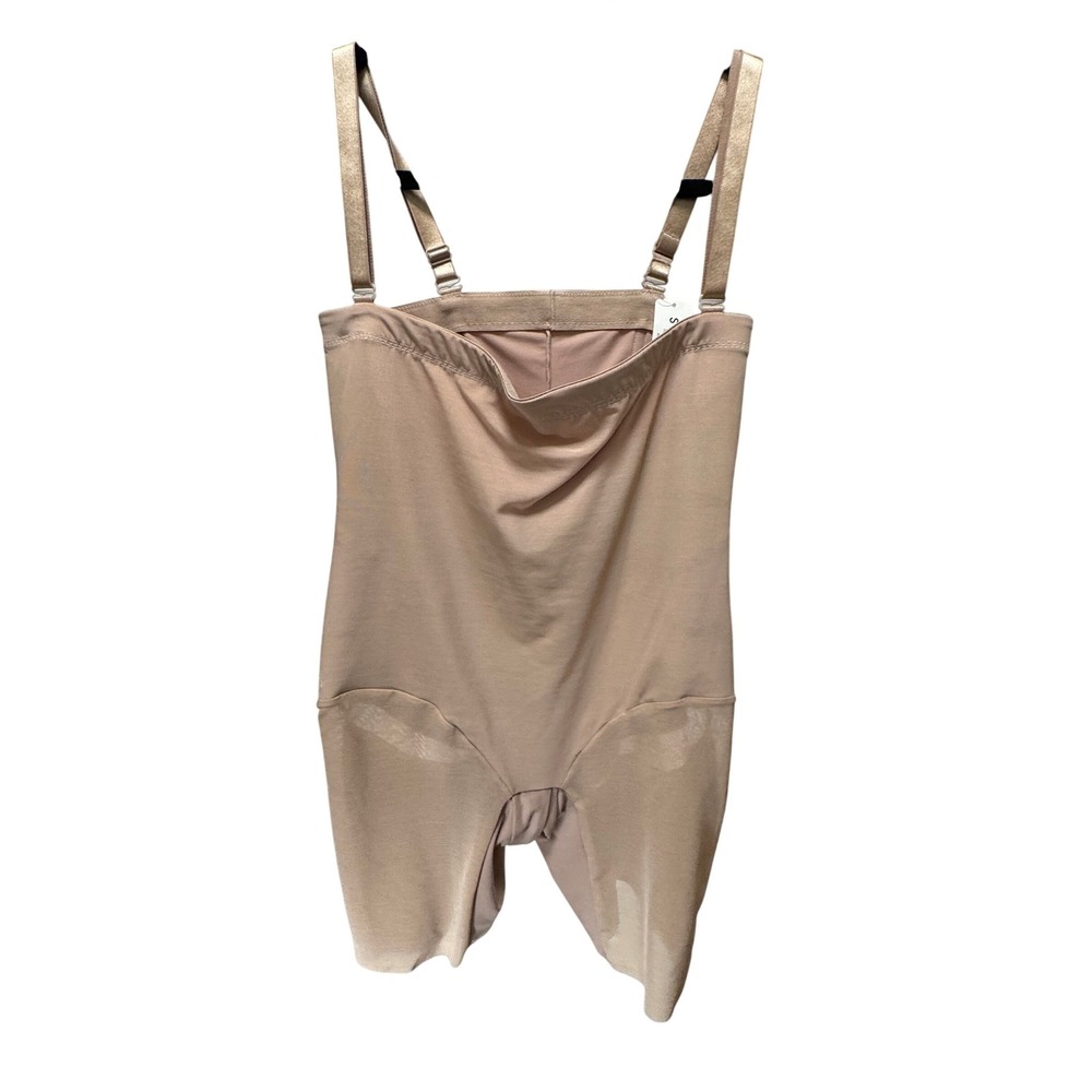 Honeylove Shapewear Women 2X Sand SuperPower Short High Waist Compression Straps